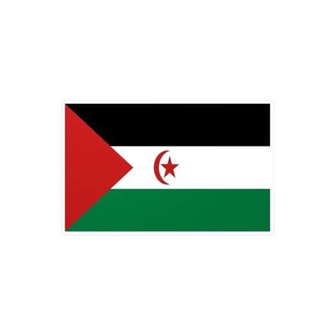 Naklejka Flaga Sahrawi Arabskiej Republiki Demokratycznej X Cm W