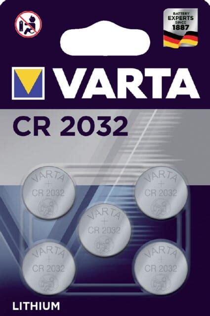 Varta Professional CR2032 Lithium Knoopcel 3V 5 Stuks ReplaceDirect Nl