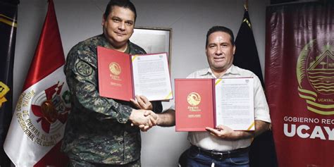 Nuevo Convenio Entre El GORE Ucayali Y La Marina