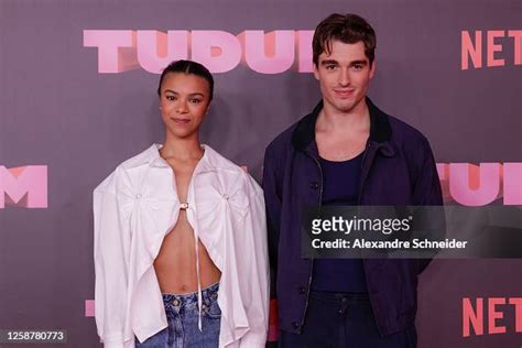 India Amarteifio And Corey Mylchreest Attend The Netflixs Tudum A News Photo Getty Images