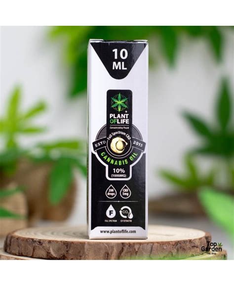 Cbd Oil 10 10ml Full Spectrum Plant Of Life Cbd Cbd Shop Europe