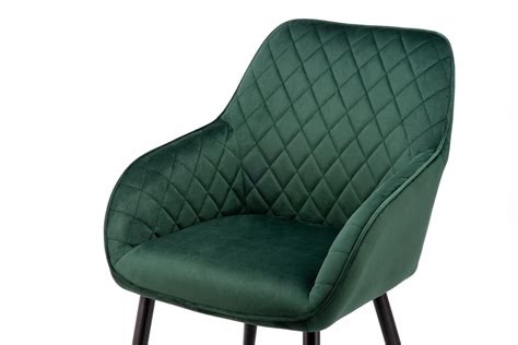 Dark Green Velvet Dining Chair - Barstool.ie