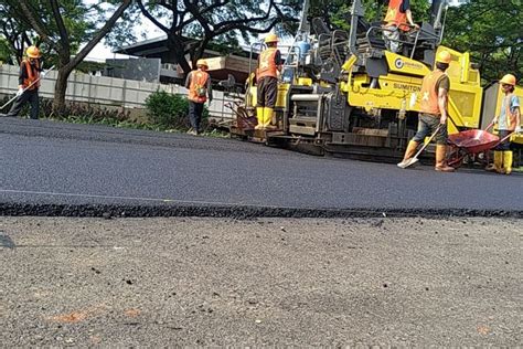 Foto Pembangunan Sirkuit Formula E Capai Persen Begini