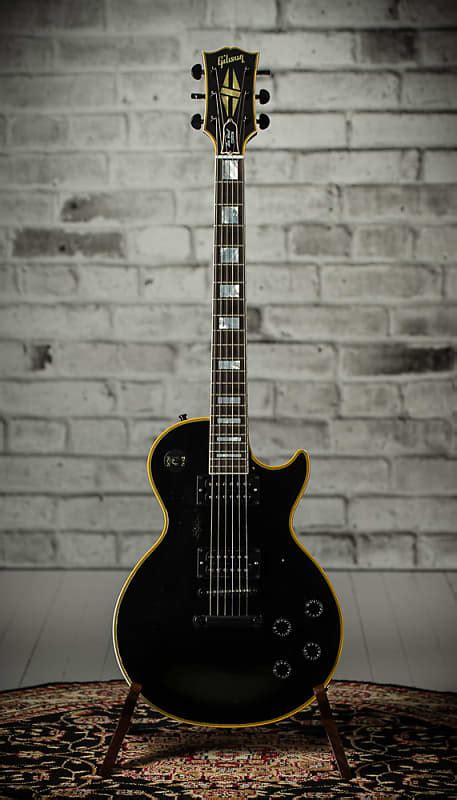 Gibson Kirk Hammett 1989 Les Paul Custom Ebony Reverb