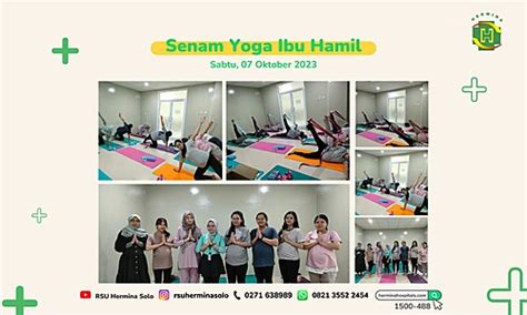 Hermina Hospitals Activities At RSU Hermina Solo Yoga Exercises For