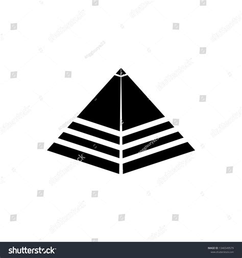 Pyramid Vector Icon Triangle Symbol Egyptian Stock Vector (Royalty Free) 1346549579 | Shutterstock