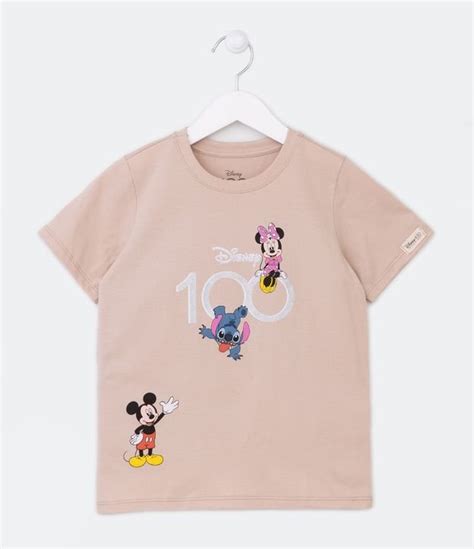 Remera Manga Corta Infantil Con Estampado De La Disney Talle 3 A 10