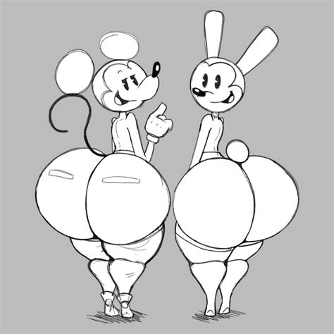 Rule 34 Anthro Ass Big Ass Big Butt Black And White Breathotter