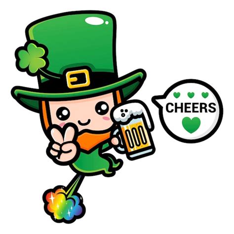 Premium Vector Saint Patrick Day Cartoon Character Leprechaun