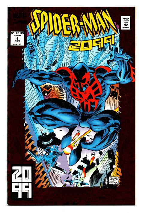 Spiderman 2099 01 1992 Rick Leonardi RED Foil 8 0 9 0 1st