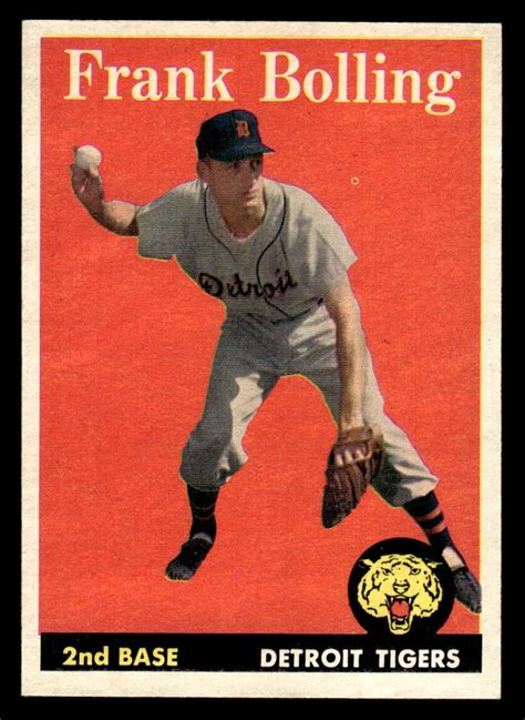 1958 Topps Baseball 95 Frank Bolling EBay