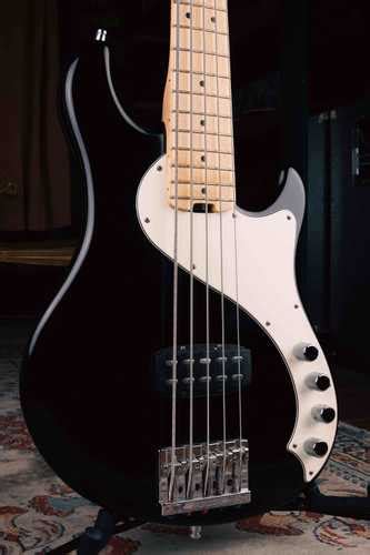 2014 Fender American Deluxe Dimension Bass V 5 String Black Guitars Bass Mom And Dad S Music