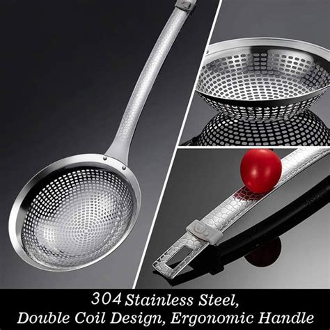 Buy Skimmer Stainless Steel Multi Functional Slotted Spoon For Cooking