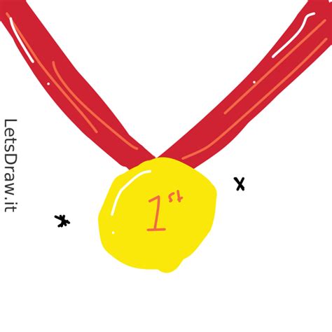 How To Draw Gold Medal Ucicn W K Png Letsdrawit