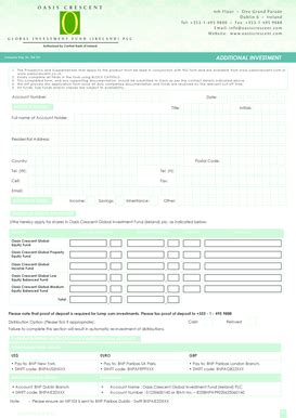 Fillable Online Additional Contribution Oasis Fax Email Print Pdffiller