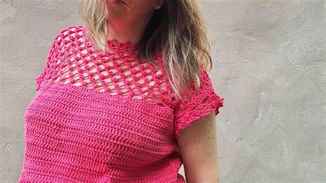 C Mo Tejer Una Remera Con Detalle Calado A Crochet Paso A Paso