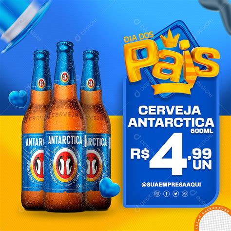 Social Media Dia Dos Pais Cerveja Antarctica Distribuidoras PSD