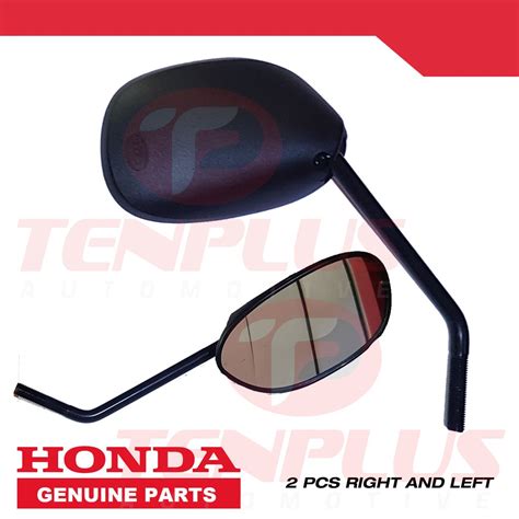 Honda Genuine Parts Side Mirror Set Wave Xrm Shopee Philippines