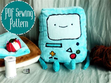 BMO Beemo Adventure Time Plush Pattern Stuffed Animal Sewing PDF - Etsy