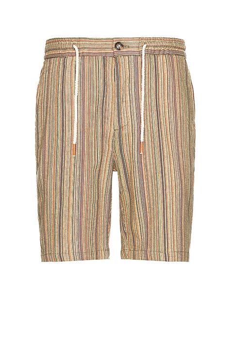 Scotch And Soda Structured Short In Multicolor Stripe Revolve