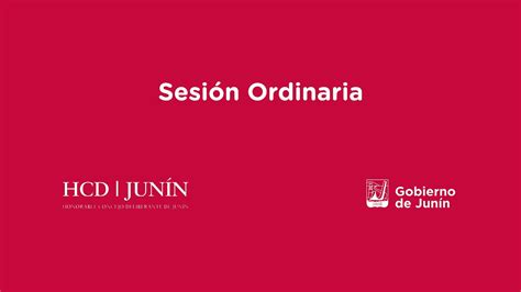 EN VIVO Honorable Concejo Deliberante de Junín Sesión ordinaria 31