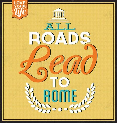 All Roads Lead To Rome Stock Illustrations – 13 All Roads Lead To Rome ...