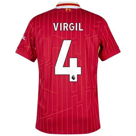 Maillot Liverpool Domicile 2024 2025 Virgil Foot Soccer Pro