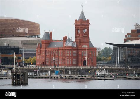 The Senedd National Assembly For Wales And Pierhead Building At