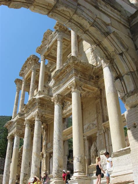 Celsus Library In Ephesus Turkey Editorial Stock Image Image Of