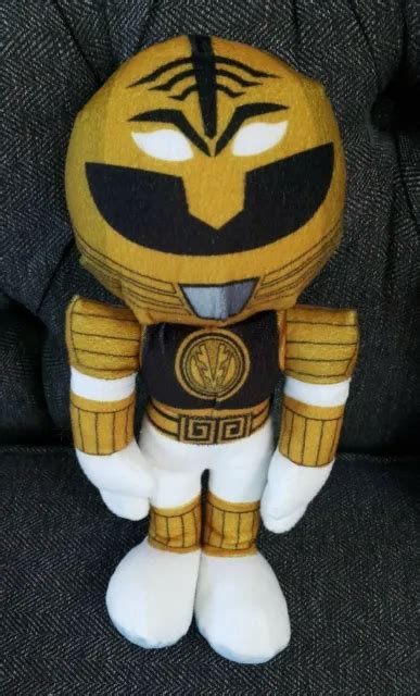 Power Rangers Mighty Morphin White Ranger Plush Gold Tommy Ranger