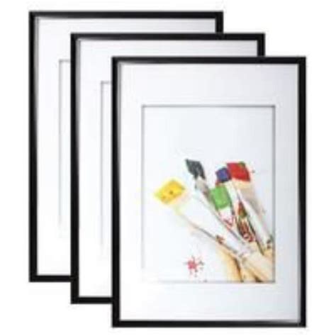 Lot De Cadres Photo Noir X Cm Vitre En Plexi Cdiscount