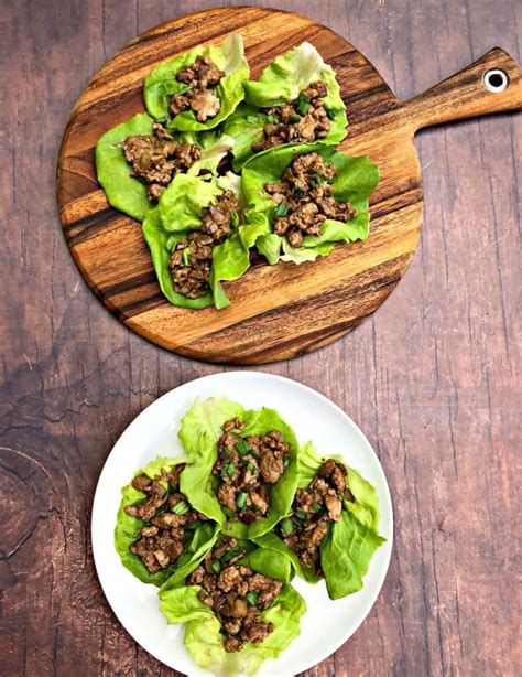 Easy Keto Low Carb Pf Changs Chicken Lettuce Wraps With Video