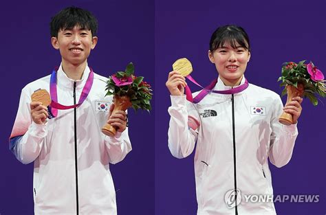 아시아드 한국 금메달 5개 획득하며 메달 레이스 개막