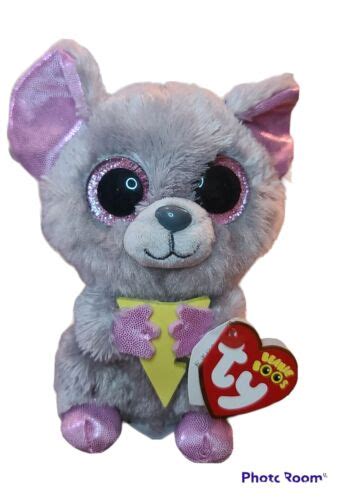 Ty Beanie Boos Squeaker The Mouse 6” New Mint W Mint Tags And Eyes