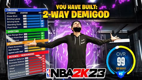 This 2 Way Demigod Iso Pg Build Will Break Nba 2k23 Next Gen Best 6