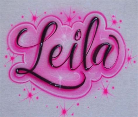 Airbrush Script Name Pillowcase Custom Airbrushed Two Color Etsy