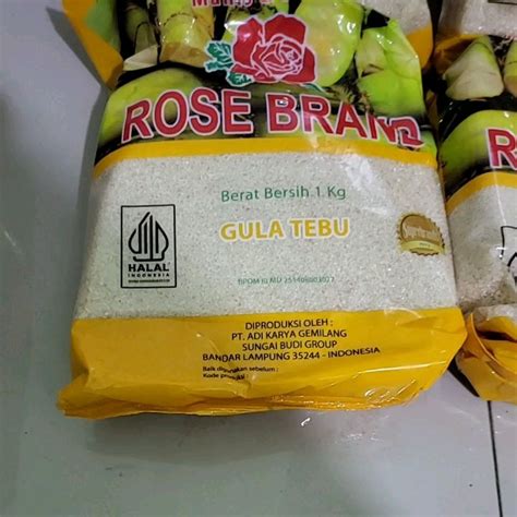 Gula Pasir ROSE BRAND Kemasan Kuning 1 Kg Lazada Indonesia