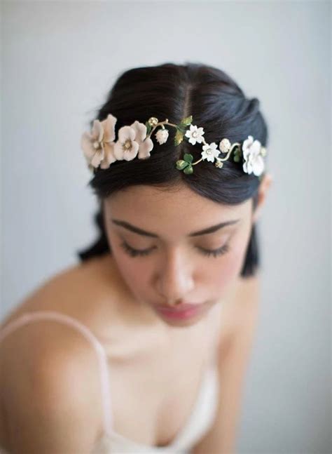 Hair Accessory Mood Board Floral Headband Wedding Headband Styles