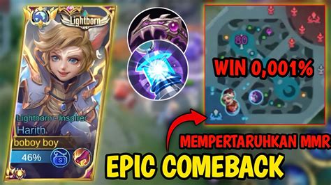 Epic Comeback Is Real Top Global Harith Mobile Legends Youtube