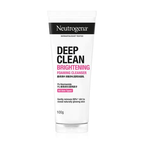 Neutrogena Deep Clean Brightening Foaming Cleanser 100g