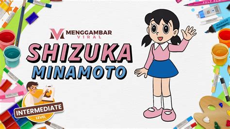 How To Draw Shizuka Minamoto From Doraemon Cara Menggambar Shizuka