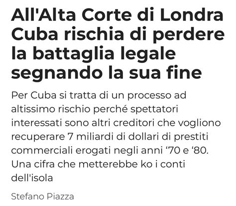 LEO LIBERTAD On Twitter RT MIA HAVANA Cuba Corre El Riesgo De