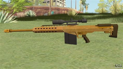 Heavy Sniper Gta V Gold V For Gta San Andreas