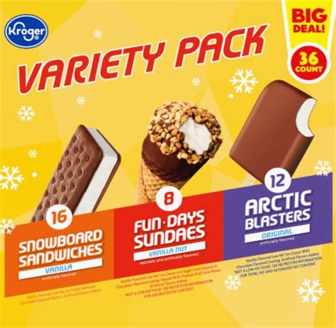 Kroger® Variety Pack Assorted Frozen Novelties Big Deal 36 Ct Kroger