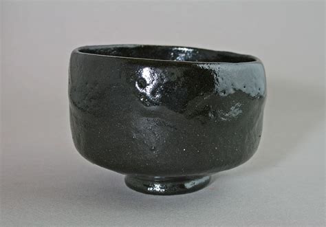 Kichizaemon Donyu Nonko Kuro Raku Chawan Chawan Ceramics Tea Bowls