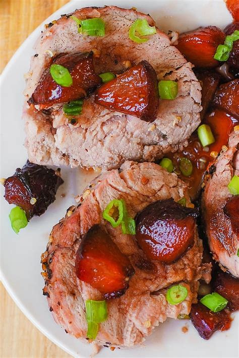 Pork Tenderloin With Sweet Balsamic Plum Sauce Julia S Album