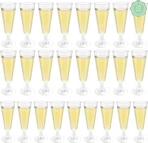 Baiyuanli Verres Champagne Plastique Pi Ces Ml Verres