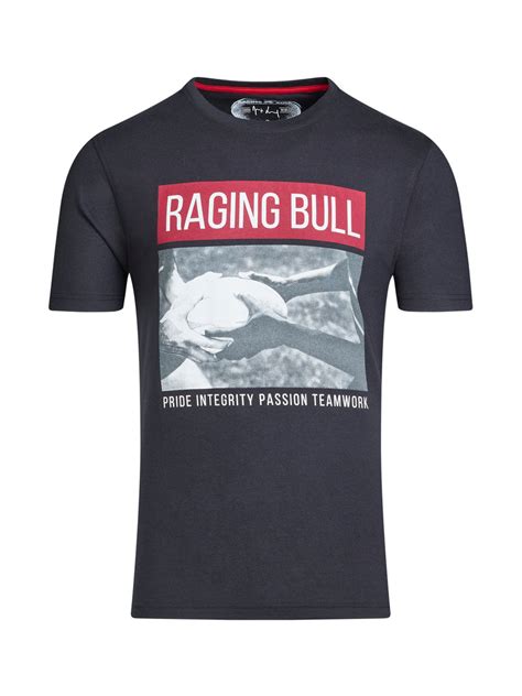 Rb Teamwork T Shirt Black Raging Bull Clothing