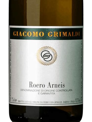 Giacomo Grimaldi Roero Arneis Vivino United Kingdom