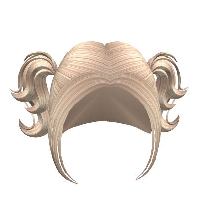 Curly Holiday Pigtails In Blonde Roblox Item Rolimon S